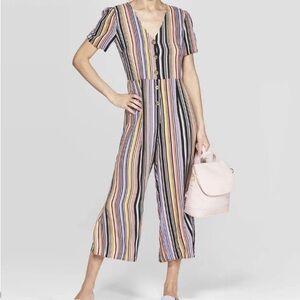 Xhilaration Jumpsuit Striped Small